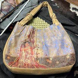 Jeor Los Angeles genuine leather purse